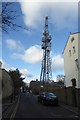 Communications mast on Swains Lane