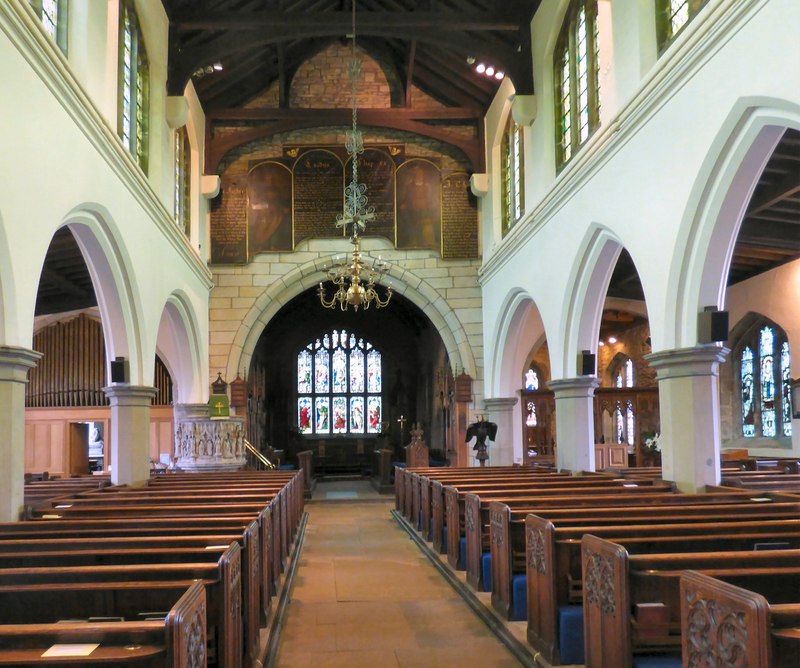 Mottram Church: Nave © Gerald England :: Geograph Britain and Ireland