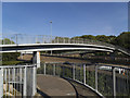 Footbridge over the M621 at Elland Road