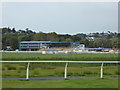 SX8672 : Newton Abbot Racecourse from Hackney Marshes Nature Reserve by Chris Allen