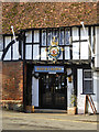 Main door, Rose and Crown, East Harnham, Salisbury