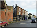 Shops by the railway, Salisbury