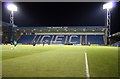 The Rainham End Stand at Priestfield Stadium