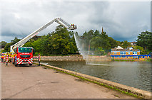 SX9291 : Firefighting exercise by Ian Capper