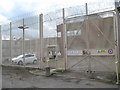 Pole vaulting anyone - Gloucester Prison, Gloucestershire