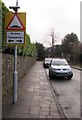 Warning sign - Humps/Twmpathau, Everest Avenue, Llanishen, Cardiff