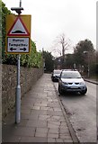 ST1882 : Warning sign - Humps/Twmpathau, Everest Avenue, Llanishen, Cardiff by Jaggery