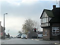 Start of Gorsty Hill Road at Beeches Road Crossroads