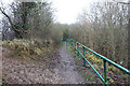 Former railway line at Holton le Clay