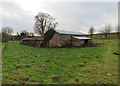 Barn by the path