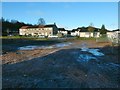 Cleared site of the Main Street shops, Renton