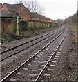 Railway south of Lisvane & Thornhill railway station, Cardiff
