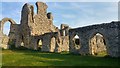 TM4464 : Buildings on the east side of the cloister - Leiston Abbey, Suffolk  by Phil Champion
