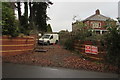 Merrylees Construction Ltd site entrance, Llanishen, Cardiff