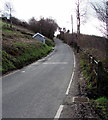 South along Llan Road towards Llangynwyd