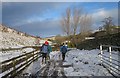 Icy Road at The Yett