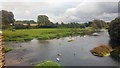ST9500 : River Stour from White Mill Bridge, Shapwick, Dorset by Phil Champion