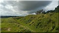ST9602 : Ditches and ramparts at Badbury Rings hill fort, Dorset by Phil Champion