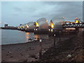 TQ4179 : Dusk at the Thames Barrier by Malc McDonald