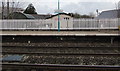 Y Fenni/Abergavenny railway station name sign