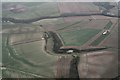 TF3478 : Ruckland Gate Plantation, a valley and small quarry: aerial 2018 by Chris