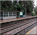 Modern type of passenger shelter on Llanishen station, Cardiff