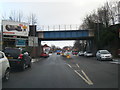 A669 Oldham Road at Mills Hill Station