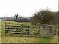 Kissing gate and footbridge