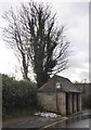 A very solid bus shelter, Uley