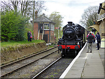 ST6642 : Train arriving at Cranmore station by Robin Webster
