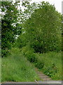 Disused railway at Endon in Staffordshire