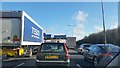 M25 car park at the M23 interchange