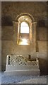 S0740 : Tomb and window in Cormac's Chapel at the Rock of Cashel by Phil Champion