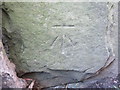 Bench mark on Bethel Lane railway bridge