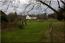 SP4414 : Bladon churchyard, looking north by Robert Eva