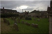 SP4414 : Bladon churchyard, looking south by Robert Eva