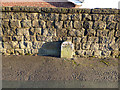 SE2140 : Boundary stone on Harrogate Road by Stephen Craven