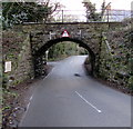 West side of Station Road railway bridge near Pentlepoir