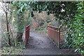 Footbridge on the River Ayr Walk