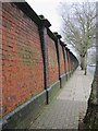 Wall along Westbourne Park Villas