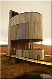 NC8842 : RSPB Lookout Tower at Forsinard, Sutherland by Andrew Tryon