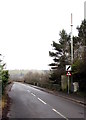 Orange telecoms mast and cabinet, Graig Road, Lisvane, Cardiff