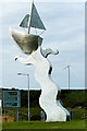 G8862 : Morning Star Sculpture, Ballyshannon by David Dixon