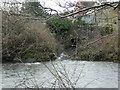 Outfall of the Nant  Felin-fach into the River Ely