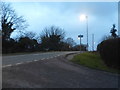 Hall Lane at the junction of the A15