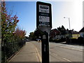 ST3093 : Outdated bus stop sign in Llantarnam, Cwmbran by Jaggery