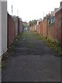 The service road behind Barrack Road, Exeter