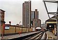 TQ3180 : Waterloo East, towards Charing Cross on Local line, 1997 by Ben Brooksbank