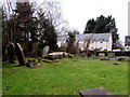 Former Methodist burial ground in Llanmartin