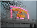 Neon sign on the ex-Walthamstow Stadium